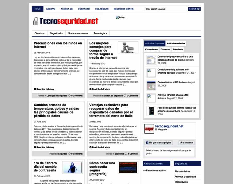 Tecnoseguridad.net thumbnail