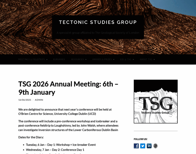 Tectonicstudiesgroup.org thumbnail Tectonicstudiesgroup.org thumbnail