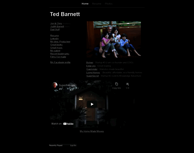 Tedbarnett.com thumbnail