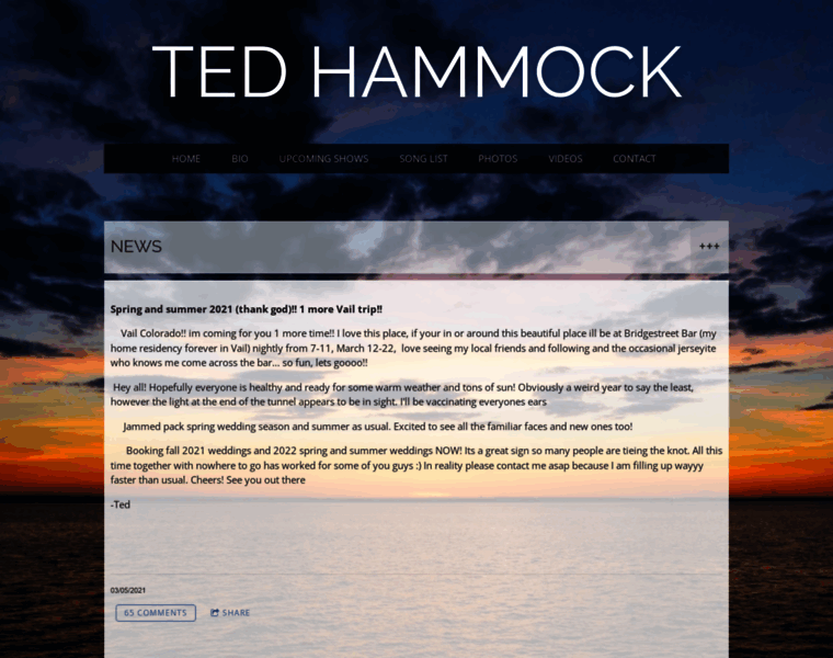 Tedhammock.com thumbnail