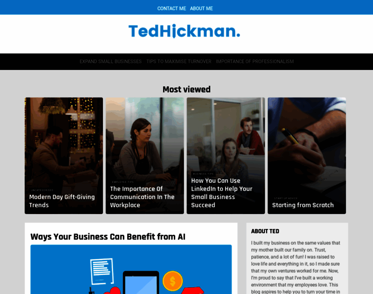 Tedhickman.com thumbnail