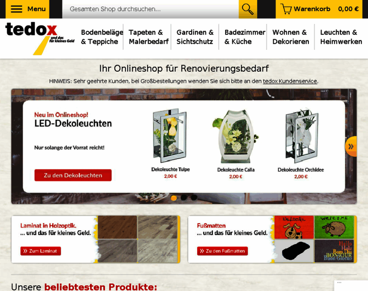 Tedox-shop.de thumbnail