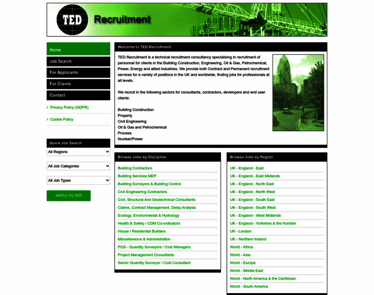 Tedrecruitment.com thumbnail