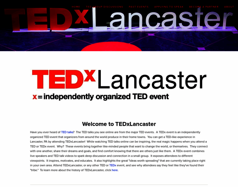 Tedxlancaster.com thumbnail