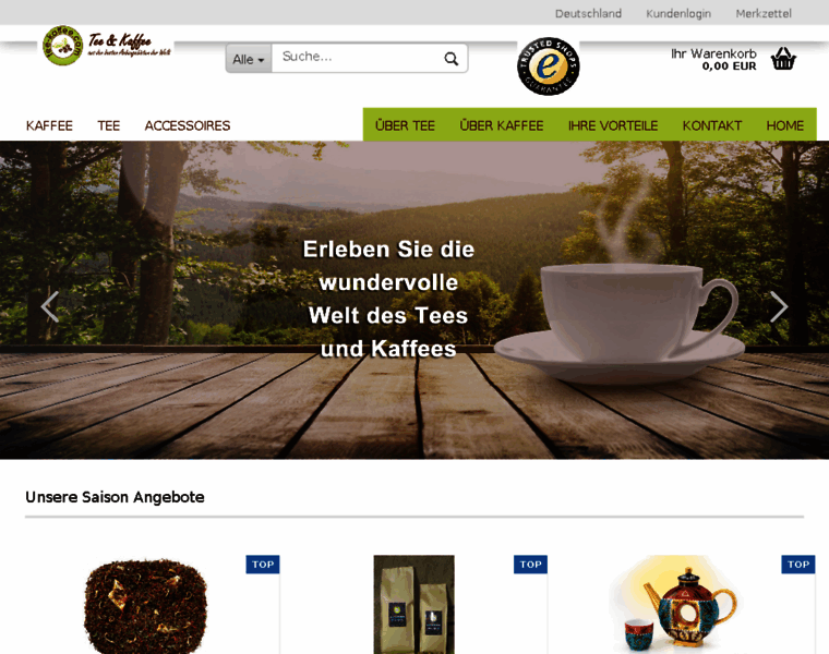 Tee-kaffee.eu thumbnail Tee-kaffee.eu thumbnail