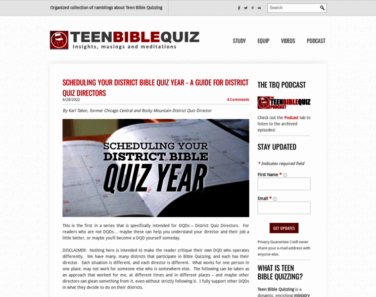 Teenbiblequiz.com thumbnail