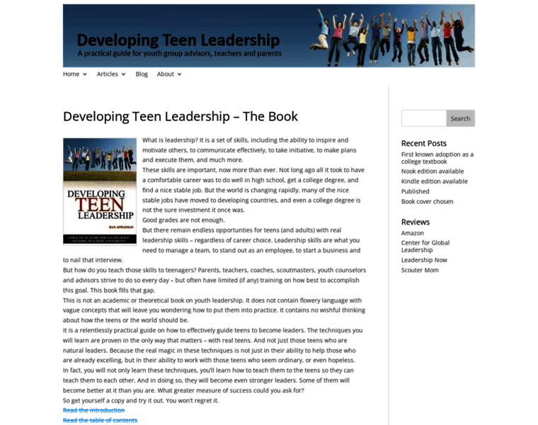 Teenleadershipbook.com thumbnail