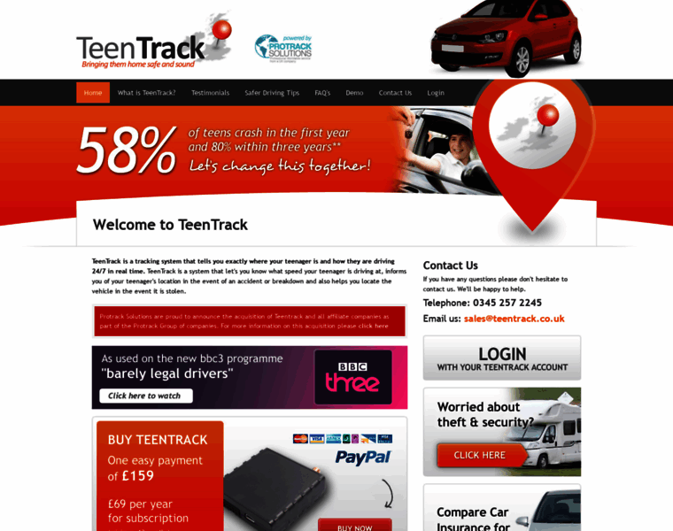 Teentrack.co.uk thumbnail