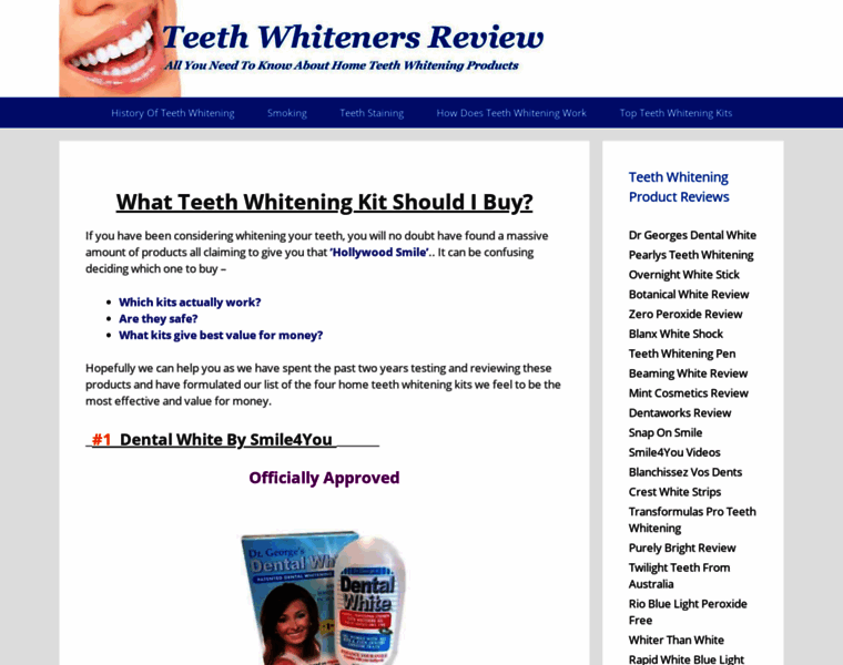 Teethwhitenersreview.co.uk thumbnail