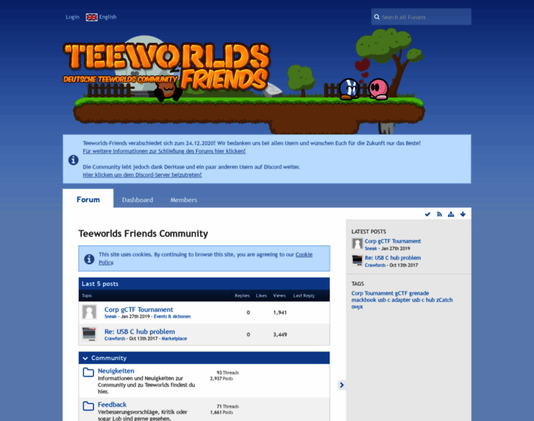 Teeworlds-friends.de thumbnail