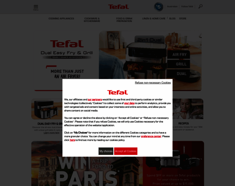 Tefal.com.au thumbnail
