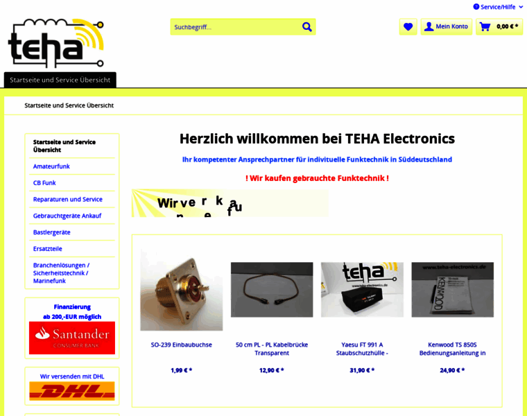 Teha-electronics.de thumbnail