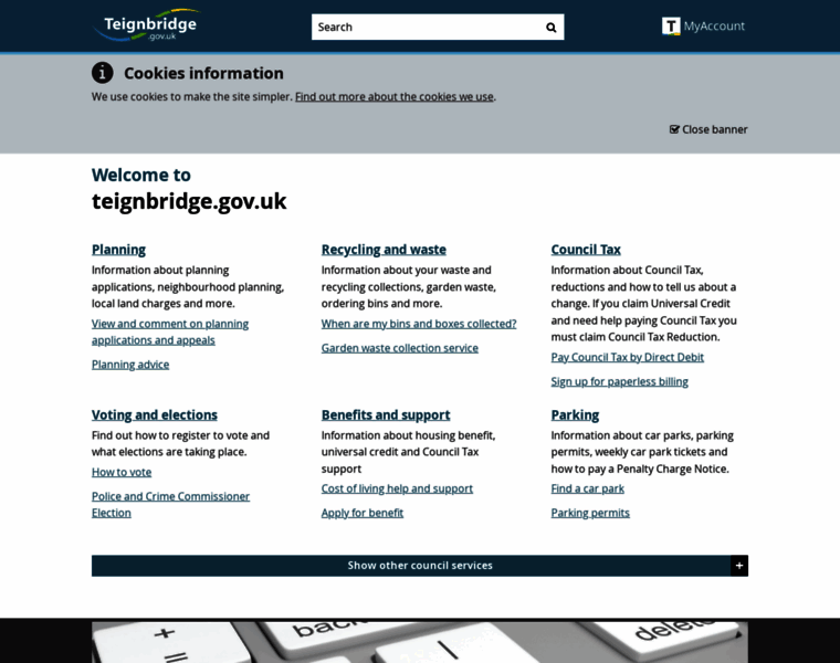Teignbridge.gov.uk thumbnail