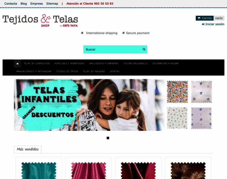 Tejidosytelas.com thumbnail