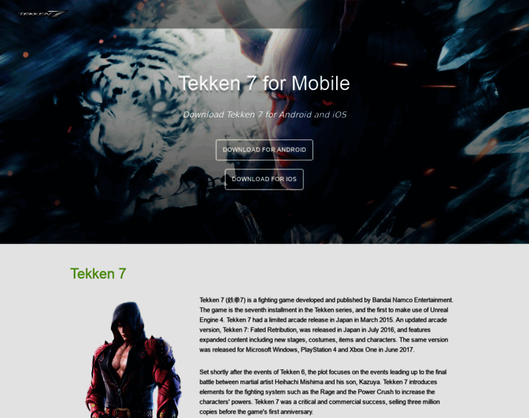 Tekken7apk.mobi thumbnail