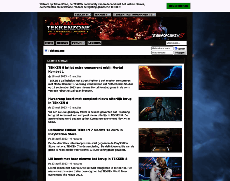 Tekkenzone.net thumbnail
