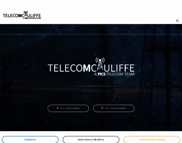 Telecomcauliffe.com thumbnail
