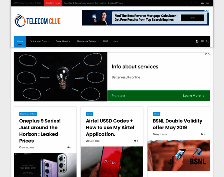 Telecomclue.com thumbnail