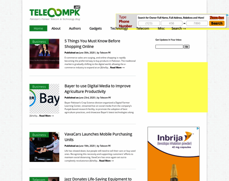 Telecompk.net thumbnail