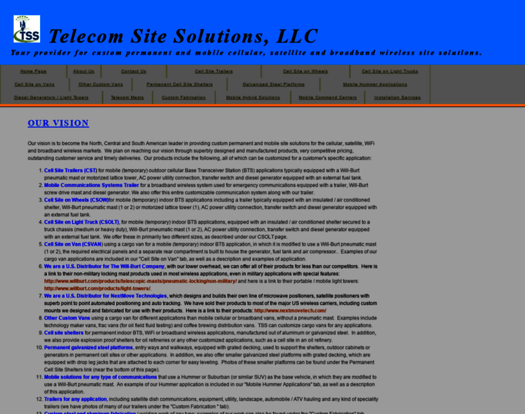 Telecomsitesolutions.com thumbnail