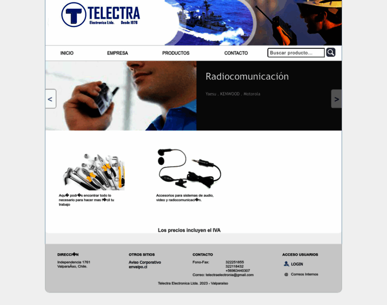 Telectra.cl thumbnail