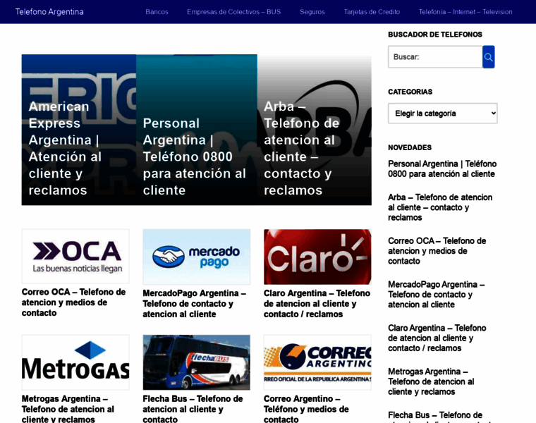 Telefonoargentina.com thumbnail