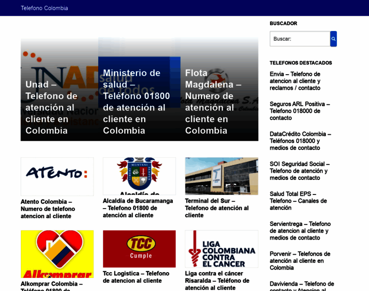 Telefonocolombia.com thumbnail