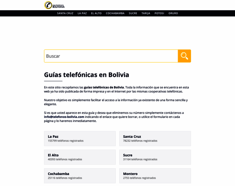 Telefonos-bolivia.com thumbnail