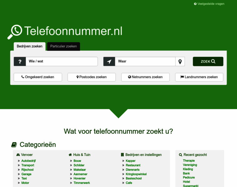 Telefoonnummer.nl thumbnail