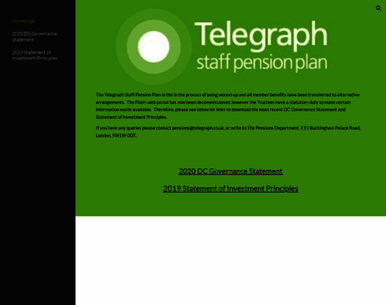 Telegraphstaffpensions.co.uk thumbnail