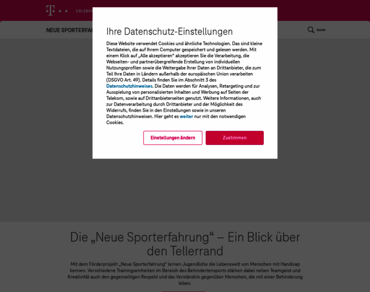 Telekom-neue-sporterfahrung.de thumbnail
