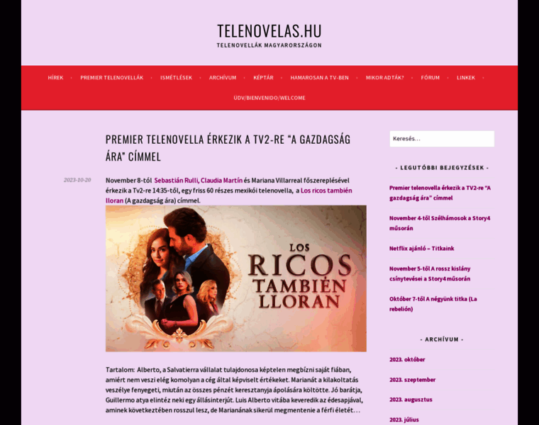 Telenovelas.hu thumbnail Telenovelas.hu thumbnail