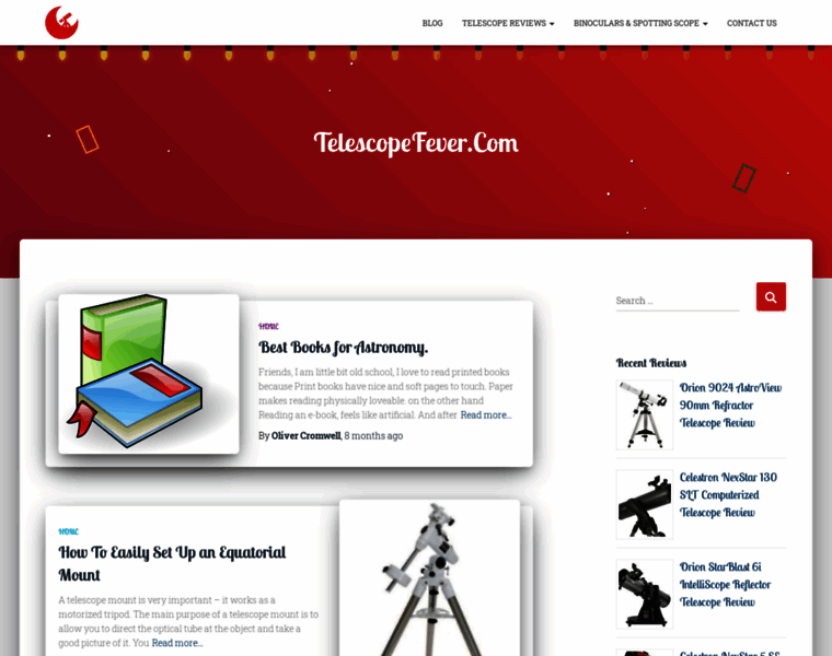 Telescopefever.com thumbnail