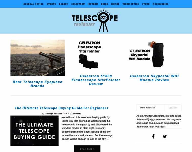 Telescopereviewer.com thumbnail