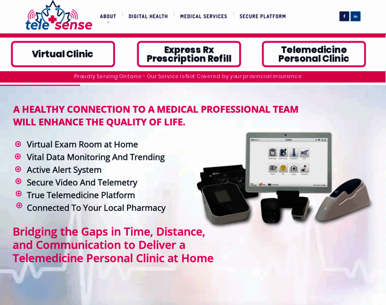 Telesense.ca thumbnail
