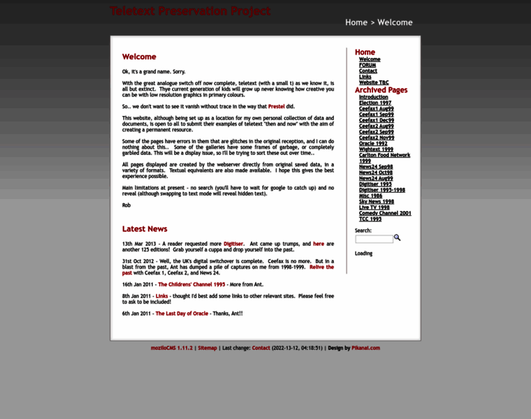 Teletext.org.uk thumbnail