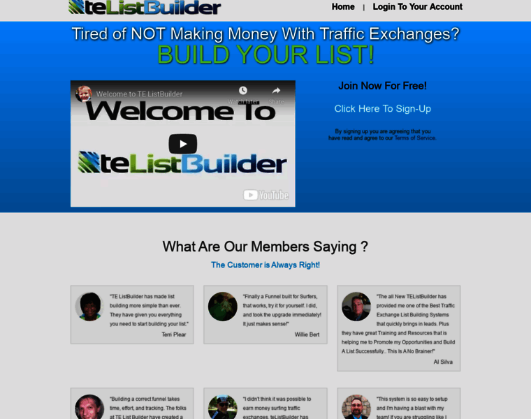 Telistbuilder.com thumbnail