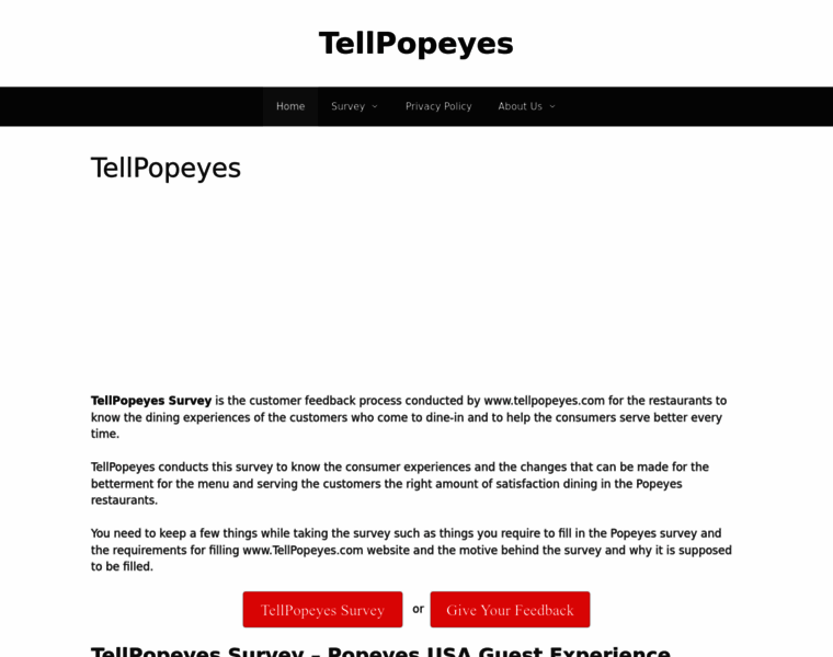 Tellpopeyes.me thumbnail