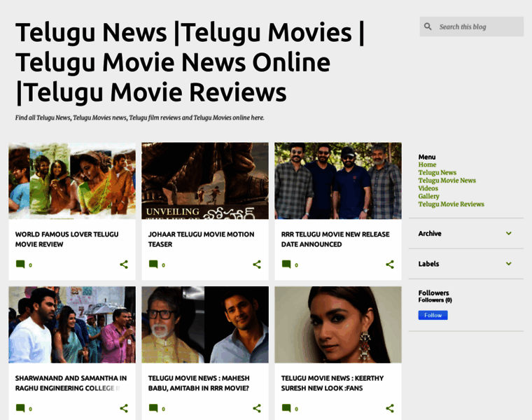 Telugumoviesnews.com thumbnail