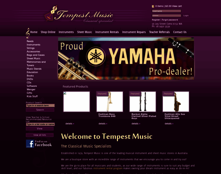 Tempestmusic.com.au thumbnail
