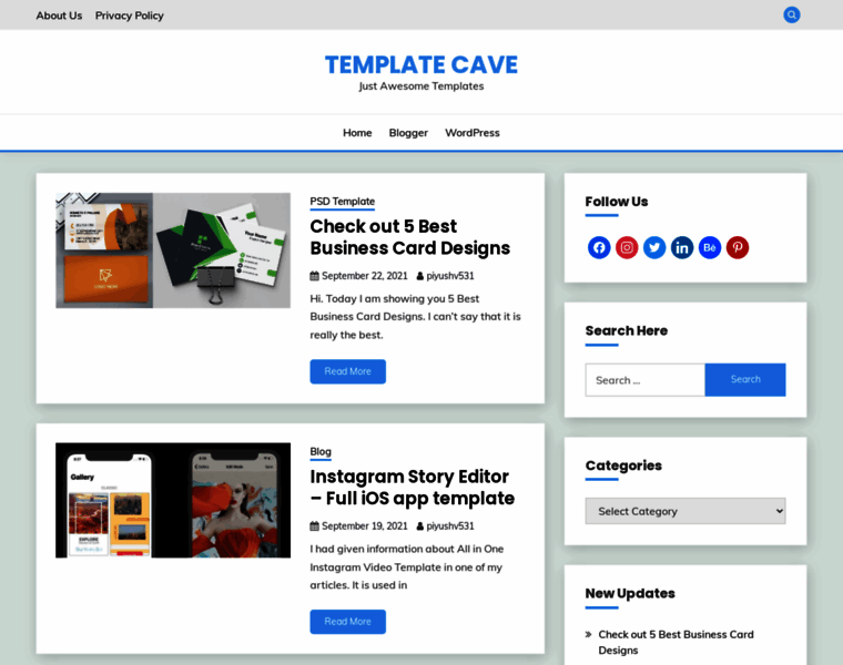 Template-cave.com thumbnail