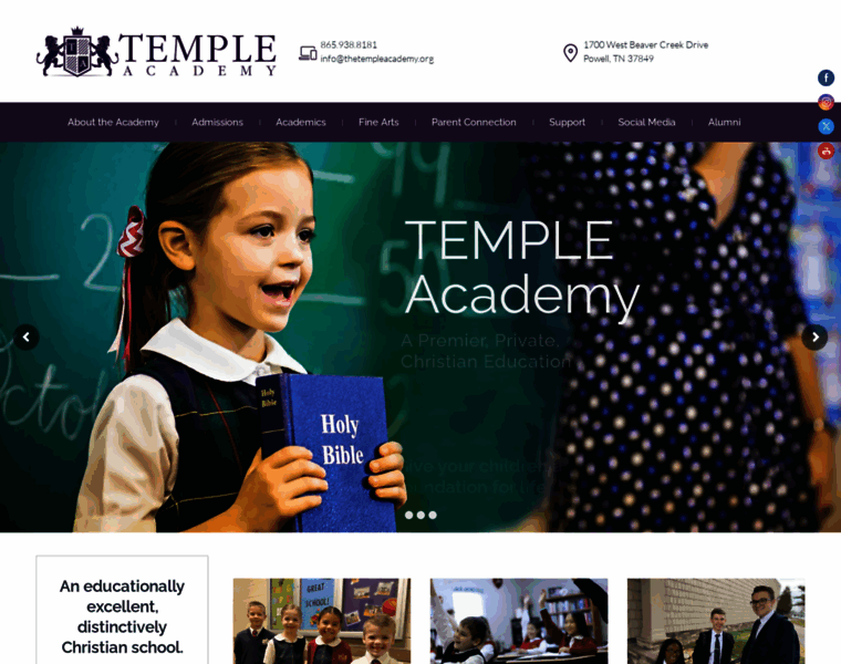 Templebaptistacademy.com thumbnail