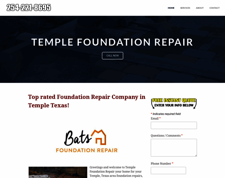 Templefoundationrepair.com thumbnail