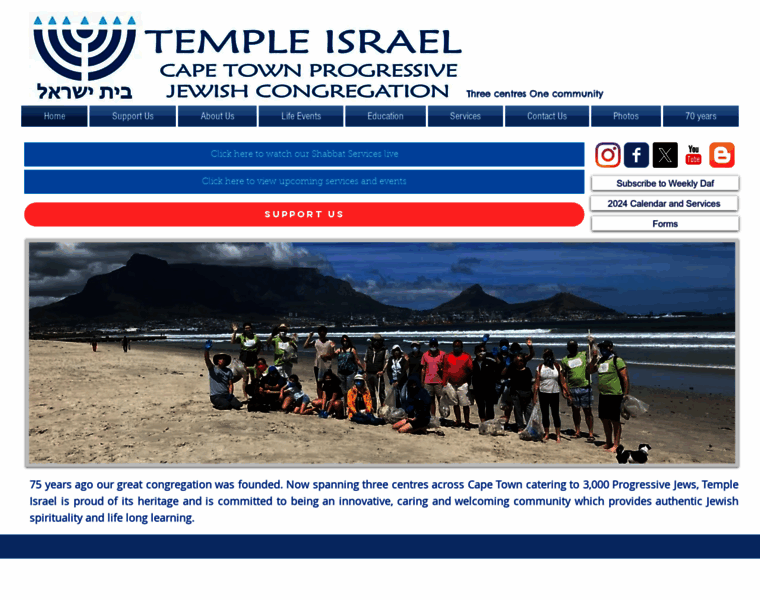Templeisrael.co.za thumbnail