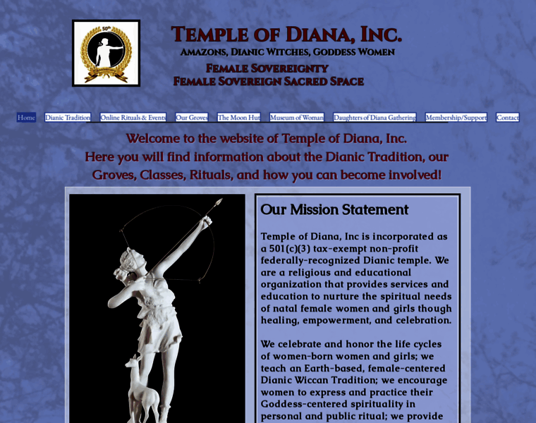 Templeofdiana.org thumbnail