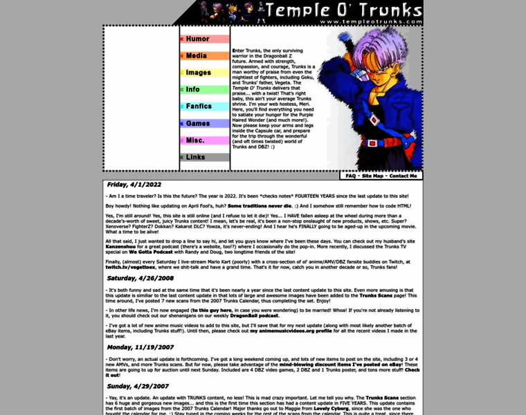 Templeotrunks.com thumbnail