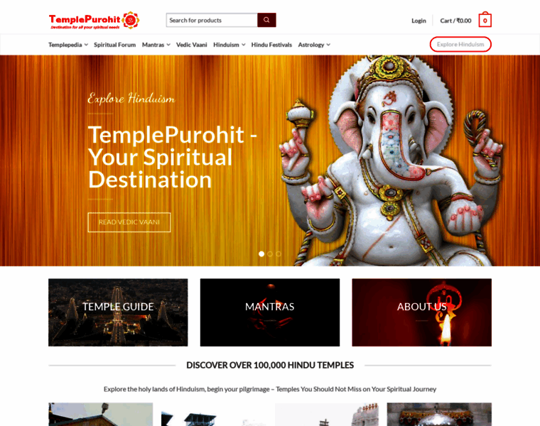 Templepurohit.com thumbnail
