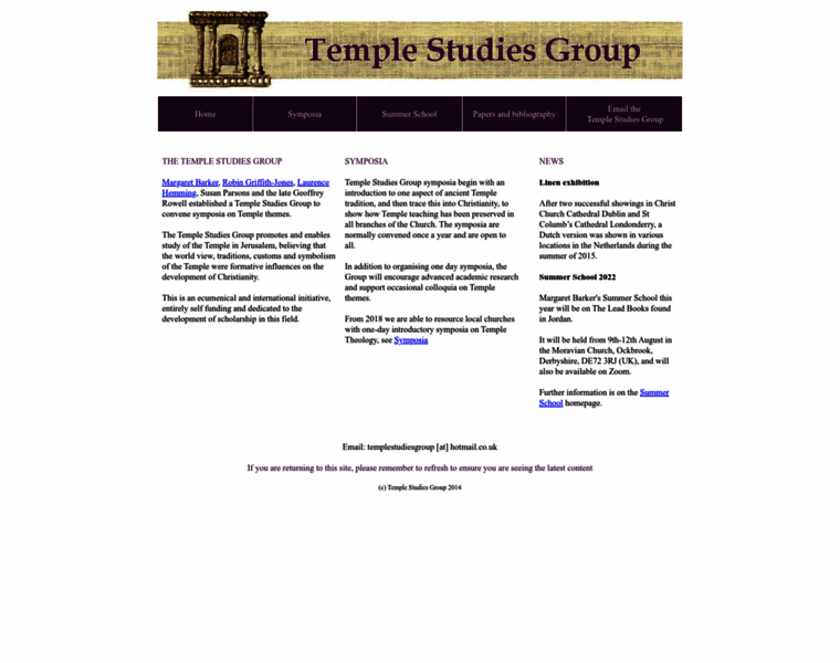 Templestudiesgroup.com thumbnail