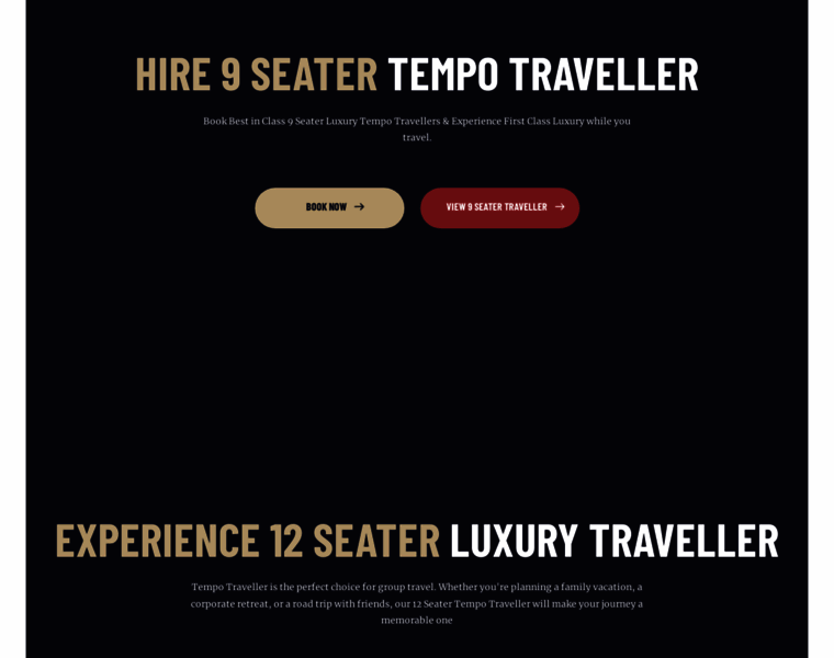 Tempo-traveller.com thumbnail