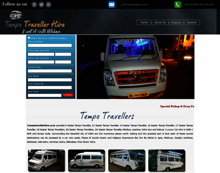 Tempotravellerhire.co.in thumbnail